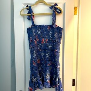 ASTR navy blue dress